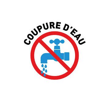 Coupure eau