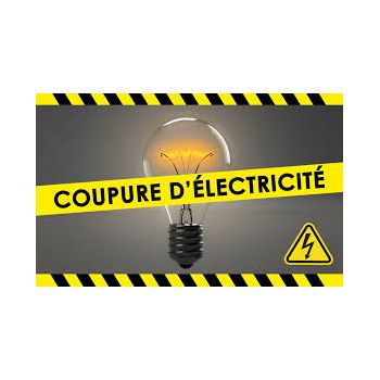 Coupure électricité
